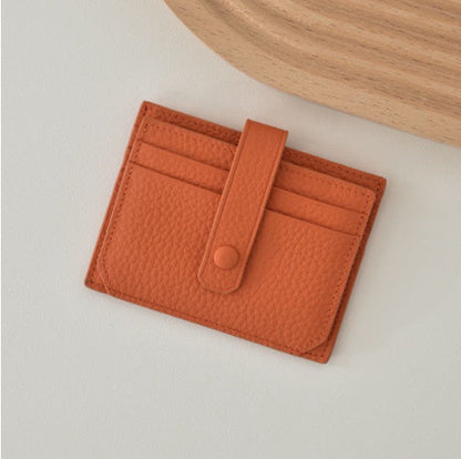 Universal Solid Color Casual Wear for Men and Women in Multiple Shades - Ultra-thin Card Holder Stylish Minimalists
