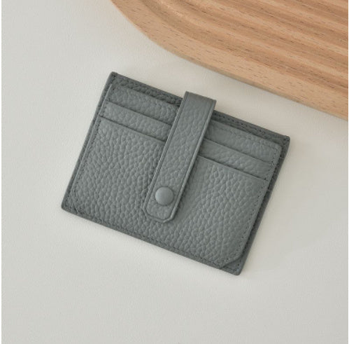 Universal Solid Color Casual Wear for Men and Women in Multiple Shades - Ultra-thin Card Holder Stylish Minimalists