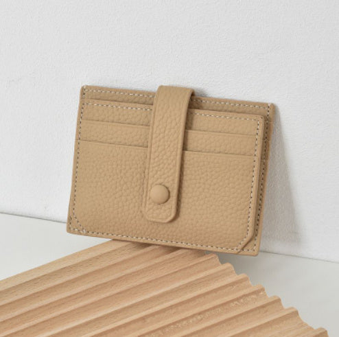 Universal Solid Color Casual Wear for Men and Women in Multiple Shades - Ultra-thin Card Holder Stylish Minimalists