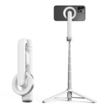 Universal Stainless Steel Selfie Stick with Phone Bracket and Bluetooth Connection - Teleplus mobile phone bracket