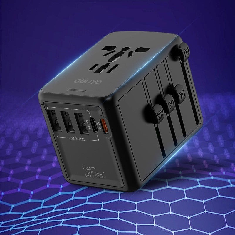 Universal Travel Power Converter for United States and CHF Countries - Plug Rated Voltage Adventures Await united