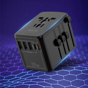 Universal Travel Power Converter for United States and CHF Countries - Plug Rated Voltage Adventures Await united