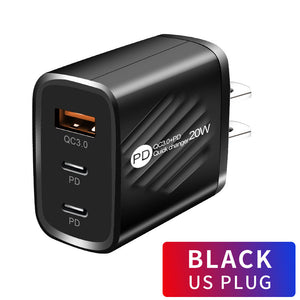 Universal USB Charger for United States and Euro Outlets with Lithium Battery - Charge Like a Pro No Indication
