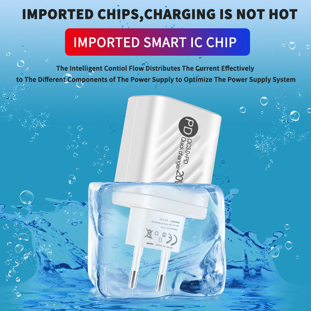 Universal USB Charger for United States and Euro Outlets with Lithium Battery - Charge Like a Pro No Indication