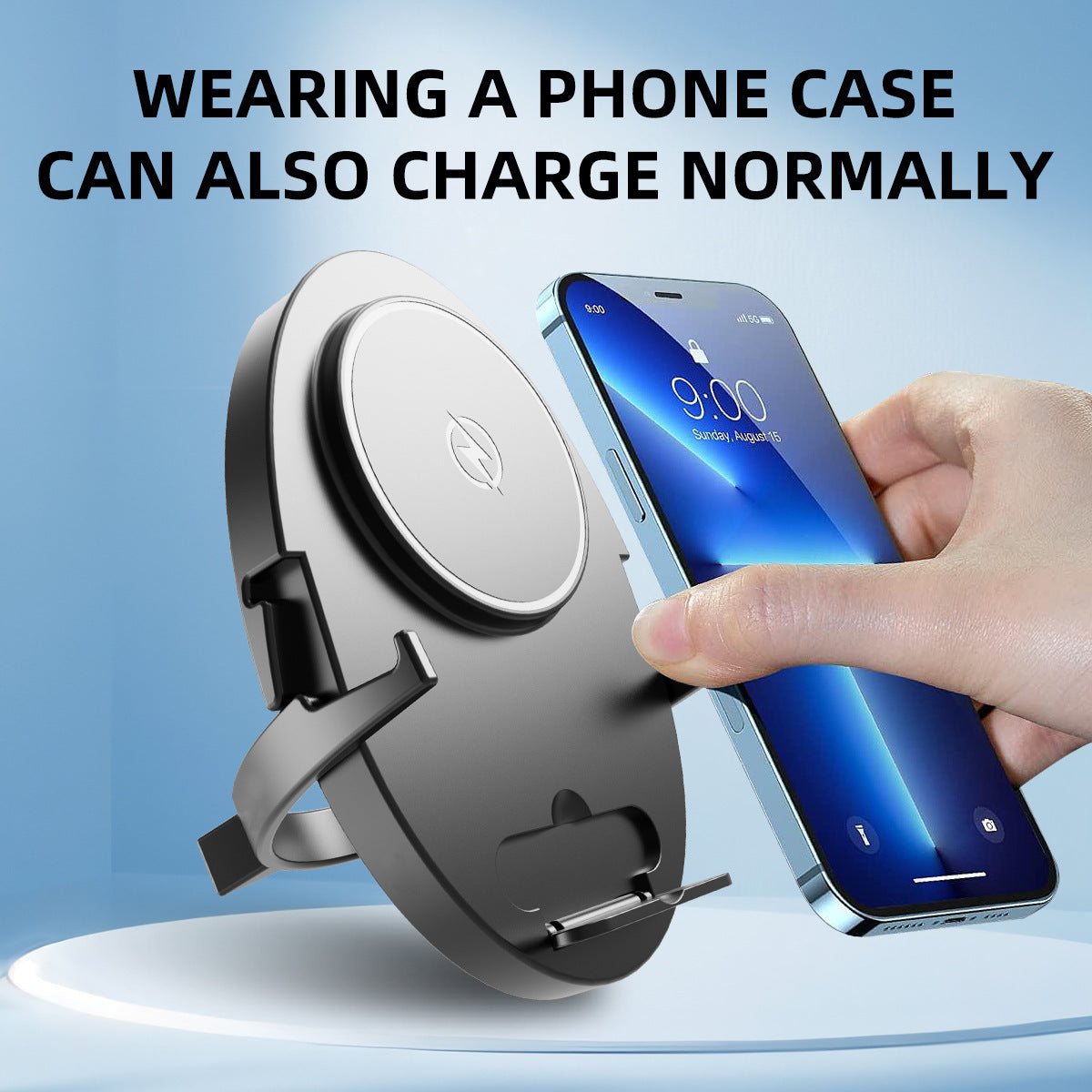 Universal Wireless Charger with Magnetic and Fast Charging for United States - Folding Mobile Phones that Bow Wow