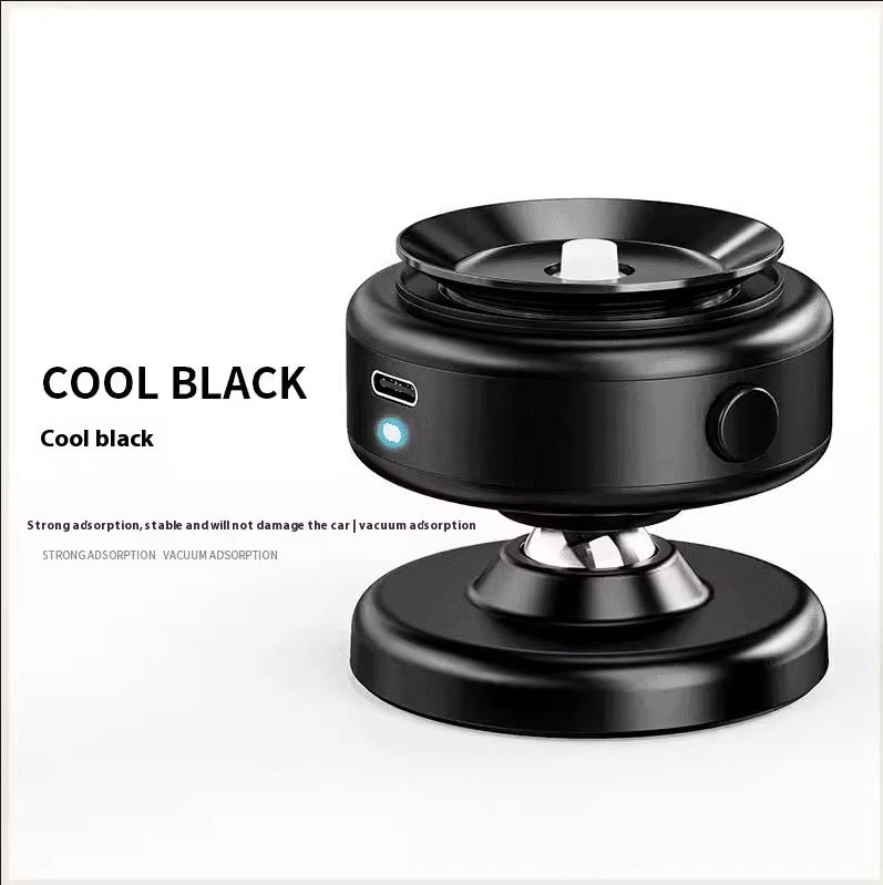 Upgraded Car Phone Holder Magnetic Vacuum Adsorption 15W Silver Black - upgraded car phone holder magnetic vacuum