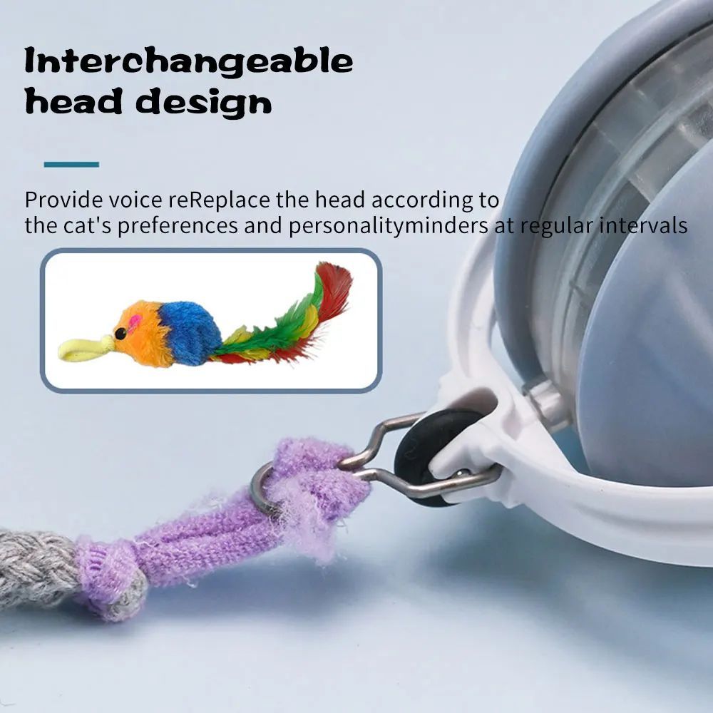 Upgraded Cat Toy Ball with Irregular Motion and Multiple Working Modes - Intelligent Mode Teleplus working mode toy