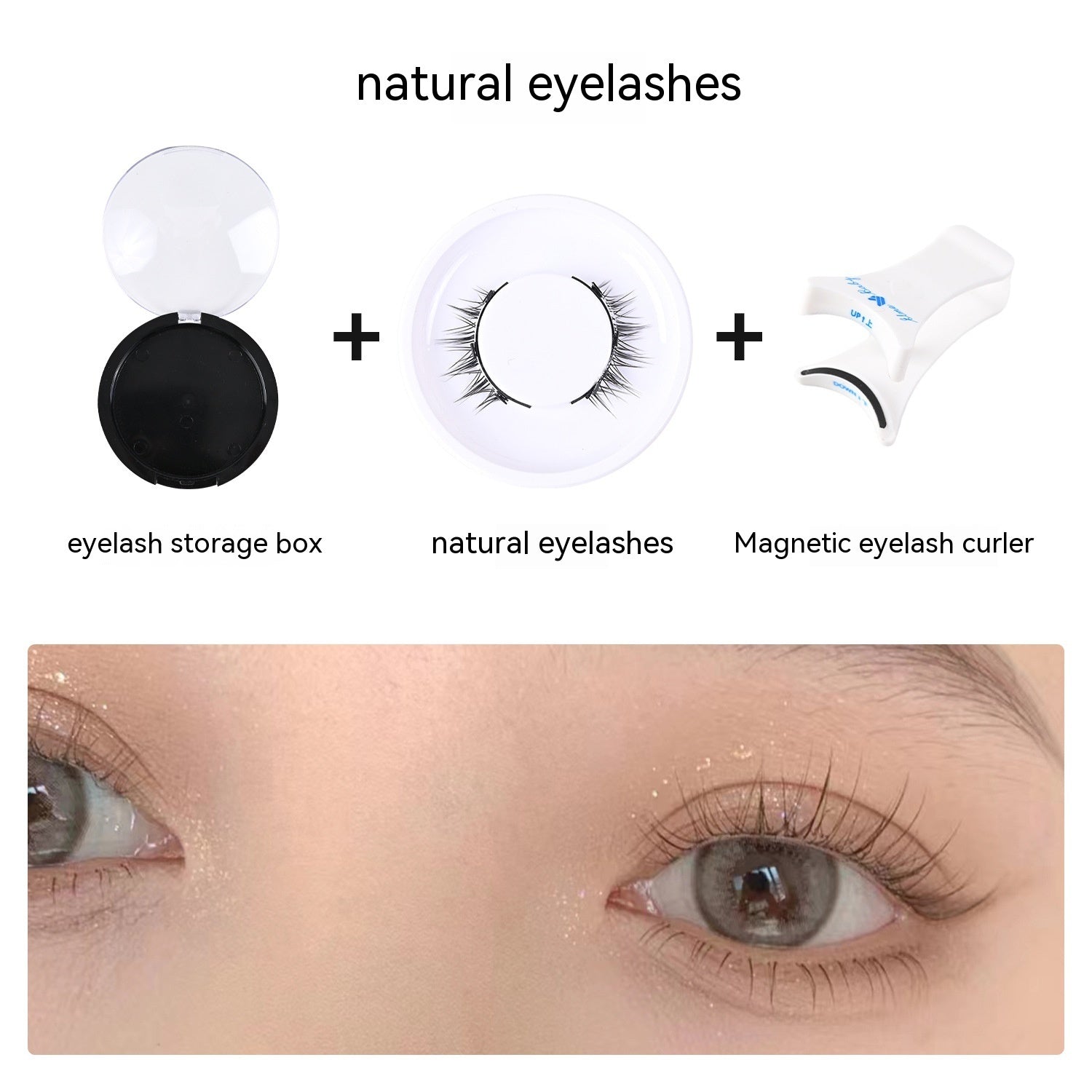 Upgraded Devil Elf Magnetic False Eyelashes with Adhesive-Free Refill - Teleplus Adhesive Free magnetic adhesive free