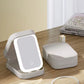 Upgraded LED Lighted Makeup Case with Mirror Portable Cosmetic Storage Bag - Teleplus led makeup bag portable cosmetic