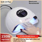 Upgraded Nail Art Phototherapy Lamp 150W Fast Drying UV LED - upgraded nail art phototherapy lamp