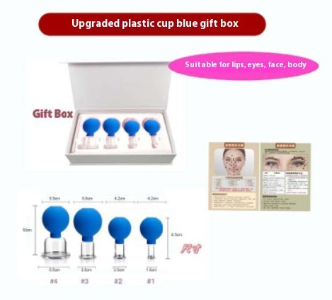 Upgrade Plastic Cup Gift Set with Vacuum Silicone Facial and Walking Jar - Get Silly the Beauty vacuum silicone facial