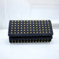 Urban Black Polyurethane Suitcase with Rivets for United States Travelers - Rivet Your Style This Wallet of Wonders