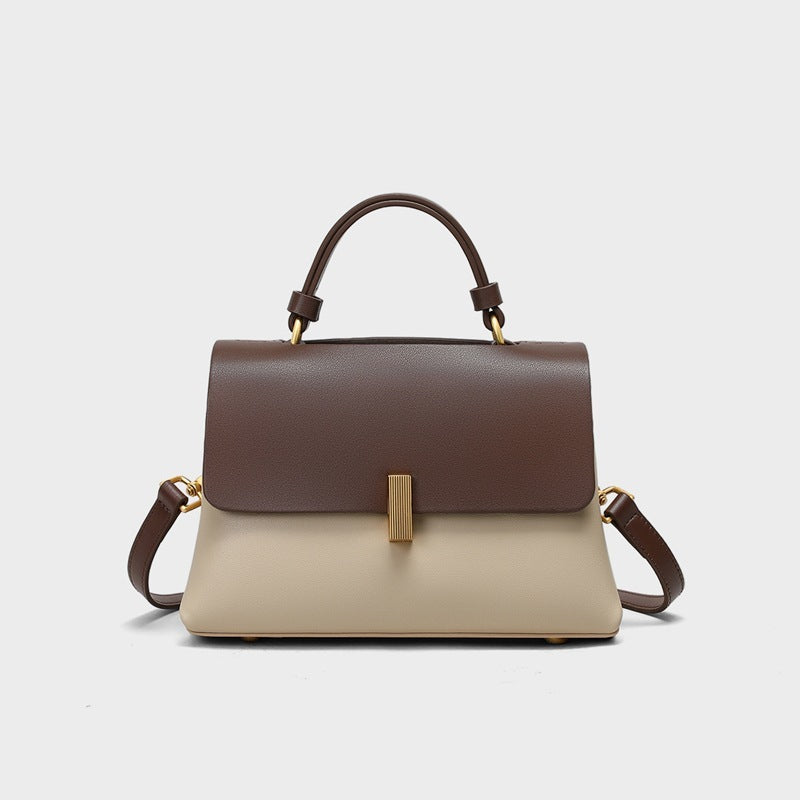 Urban Cowhide Coffee Shoulder Commuter Messenger Bag for Women - fashion shoulder commuter messenger bag