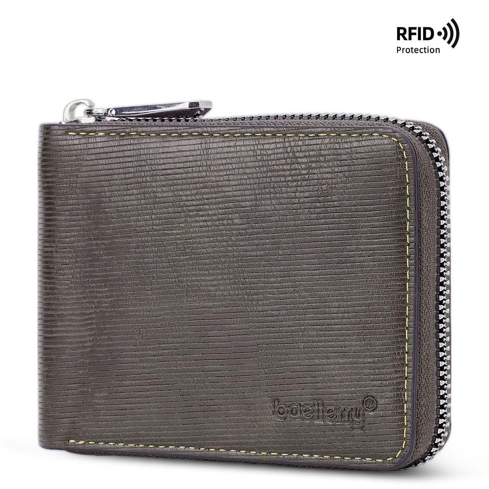 Urban Embossed Leather Wallet with Anti-Theft Wear-Resistant Material - urban embossed leather wear-resistant wallet