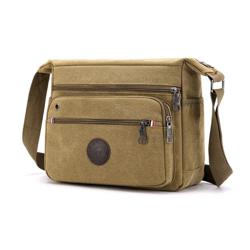 Urban Large Shoulder Messenger Bag for Men in Khaki Black Brown Green - Teleplus the US shoulder messenger bag united