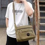 Urban Large Shoulder Messenger Bag for Men in Khaki Black Brown Green - Teleplus the US shoulder messenger bag united