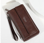 Urban Simple Leather Wallet for Men and Women Black Brown PU - Teleplus