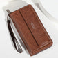 Urban Simple Leather Wallet for Men and Women Black Brown PU - Teleplus