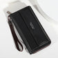 Urban Simple Leather Wallet for Men and Women Black Brown PU - Teleplus