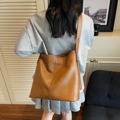 Urban Simplicity PU Leather Packing Bag Black White Brown Travel Organizer - Teleplus