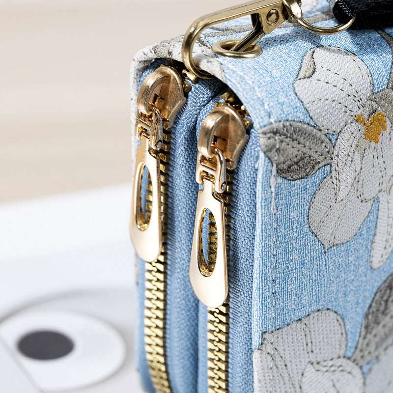 Urban Solid Color PU Leather Wallet with Flowers for the United States - Flower Power Organizing Your Cash Chaos united