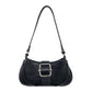 Urban Splicing PU Crossbody Bag with Polyester Lining and Phone Pocket