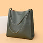 Urban Style Large Capacity Totes with Multiple Pockets and Soft PU Material - Teleplus large capacity totes