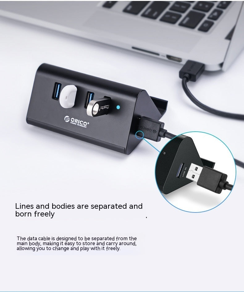 USB Deconcentrator High-speed Bracket Multi-interface External Hub - USB Deconcentrator High-Speed External Power Hub