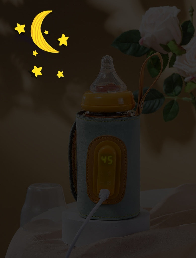 USB Intelligent Temperature Control Portable Milk Bottle Insulation Cover - usb intelligent temperature control