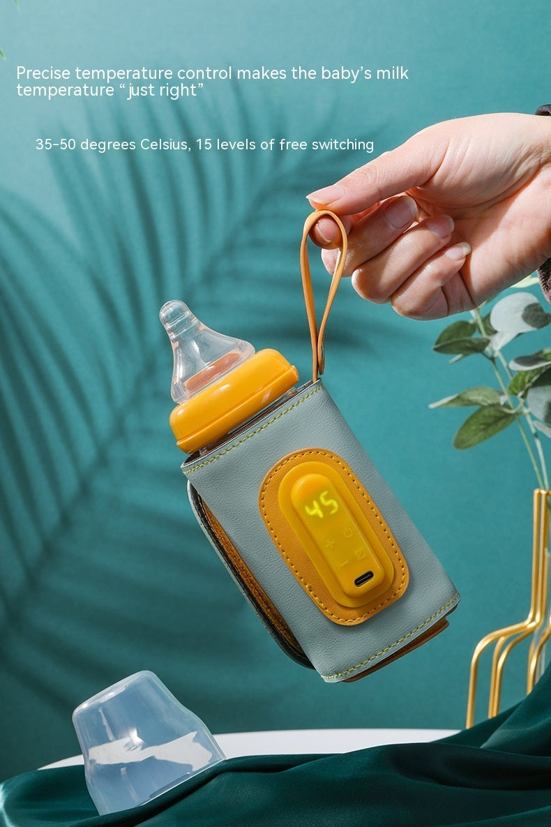 USB Intelligent Temperature Control Portable Milk Bottle Insulation Cover - usb intelligent temperature control