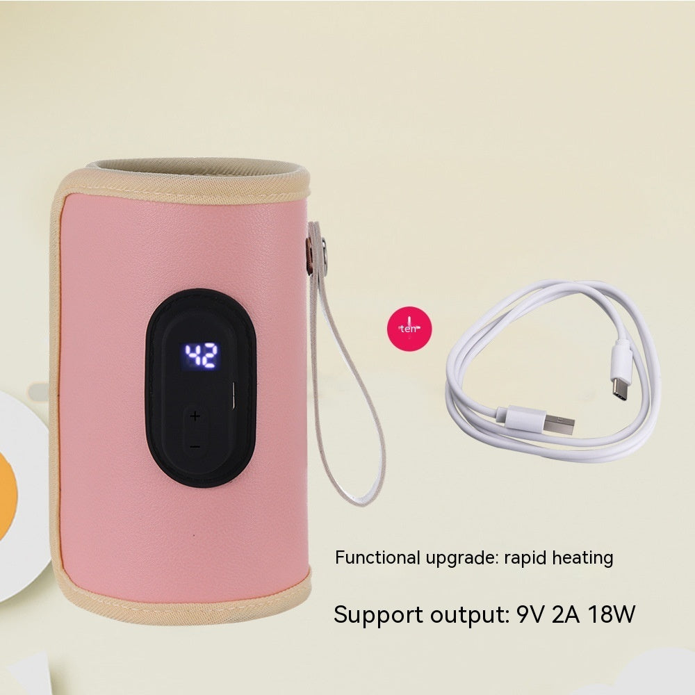 USB Intelligent Temperature Control Portable Milk Bottle Insulation Cover - usb intelligent temperature control