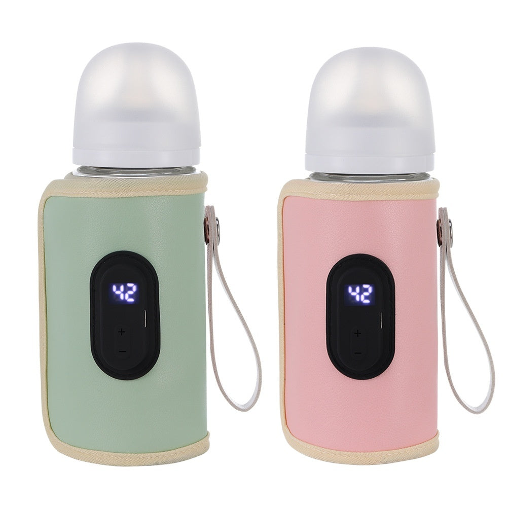 USB Intelligent Temperature Control Portable Milk Bottle Insulation Cover - usb intelligent temperature control
