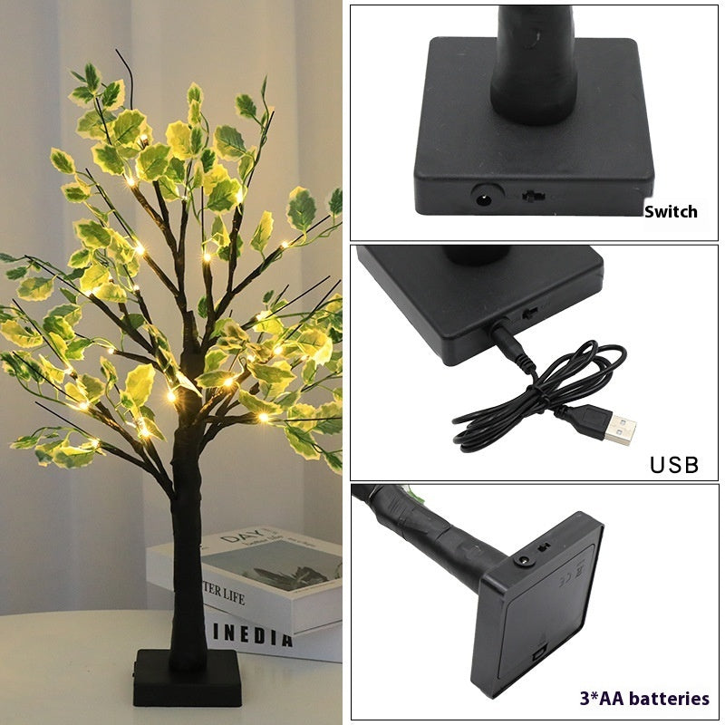 USB Led Luminous Tree for Christmas Home Decorative Holiday Atmosphere - led luminous tree christmas home decorative