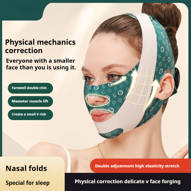 V Face Bandage Face Lifting Double Chin Shaping Lifting Firming Face Carving Face-thinning Mask - Face Bandage Lifting