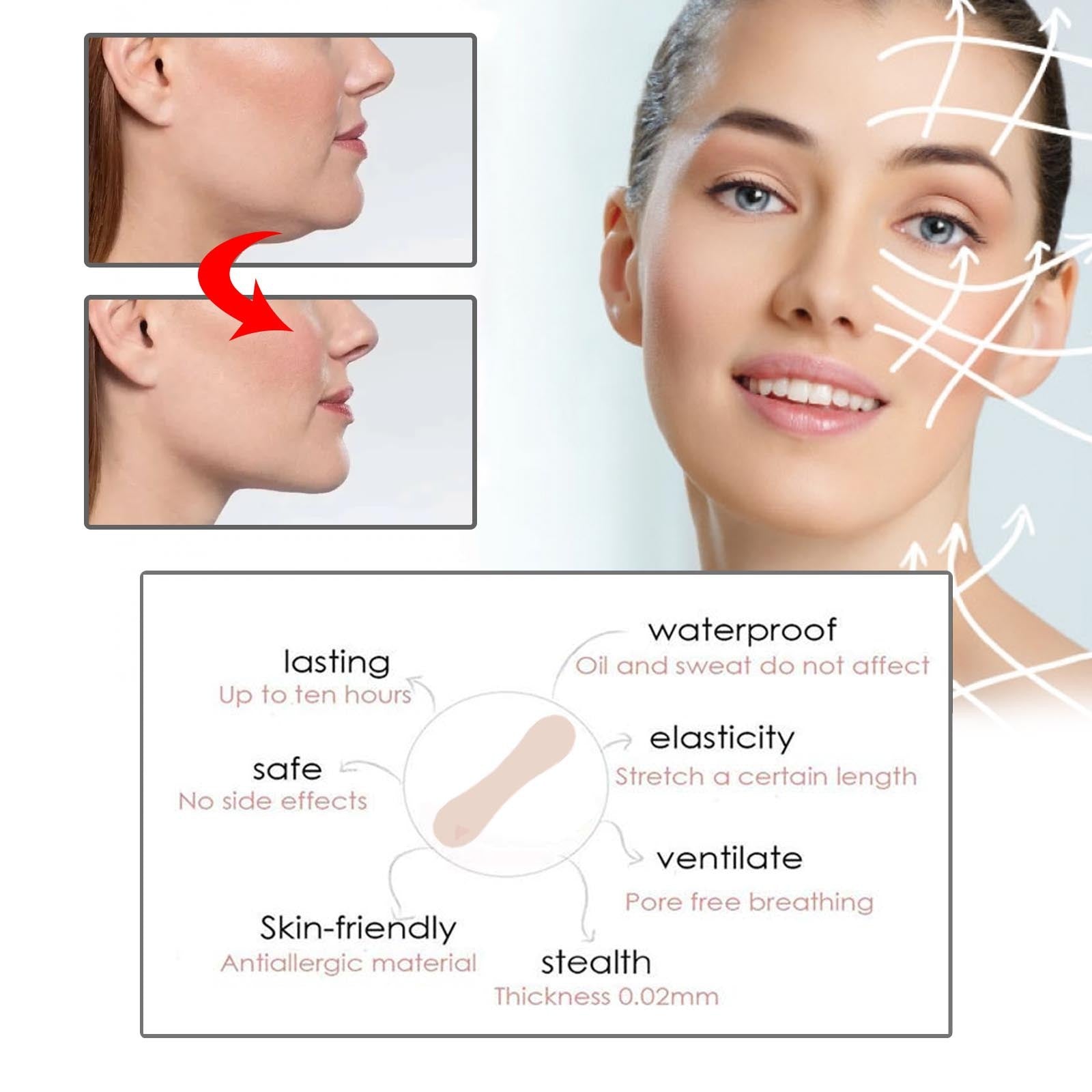 100pcs Lifting Invisible Stickers Facial Patches for Skin Tightening - a Lifted Mood lifting invisible stickers