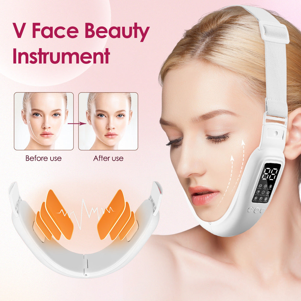 V15 Gear Heating Model Facial Lifting Device for Tightening Double Chin - Fun v15 gear heating model facial lifting