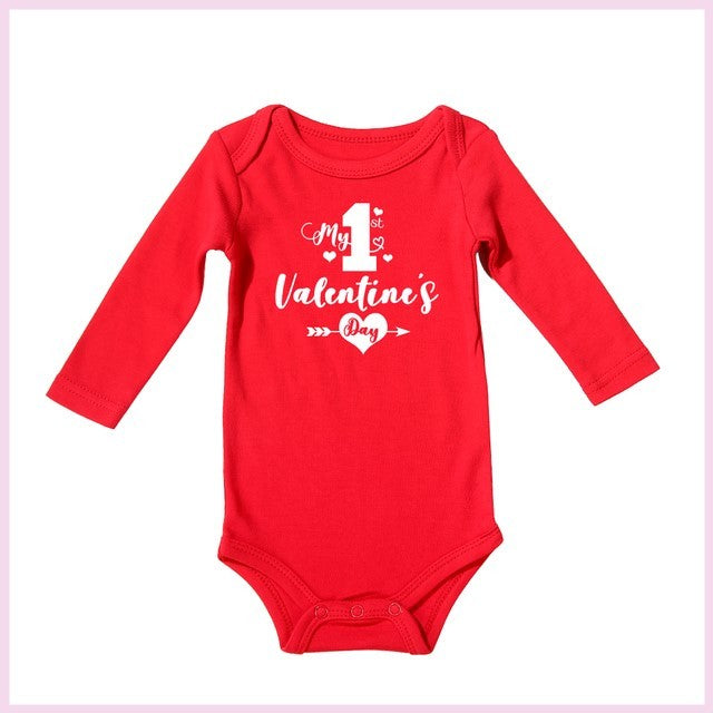 Valentine’s Day Newborn Baby Summer Rompers Cotton In - Valentine’s Day Newborn Baby Summer Rompers Cotton