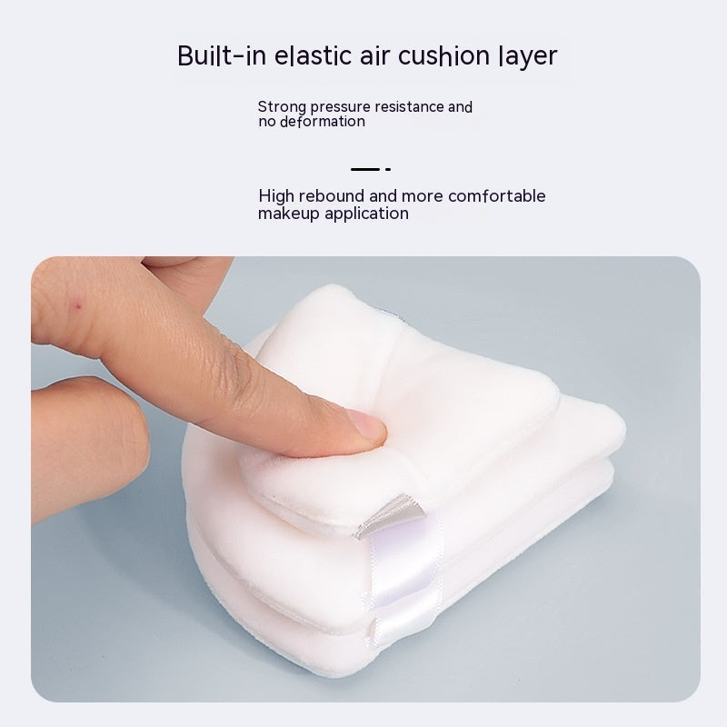 Velvet Finishing Powder Puff for Short 72x70mm - Teleplus short velvet finishing powder puff