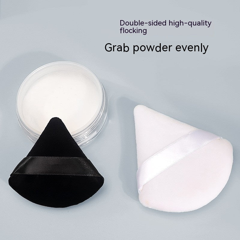 Velvet Finishing Powder Puff for Short 72x70mm - Teleplus short velvet finishing powder puff