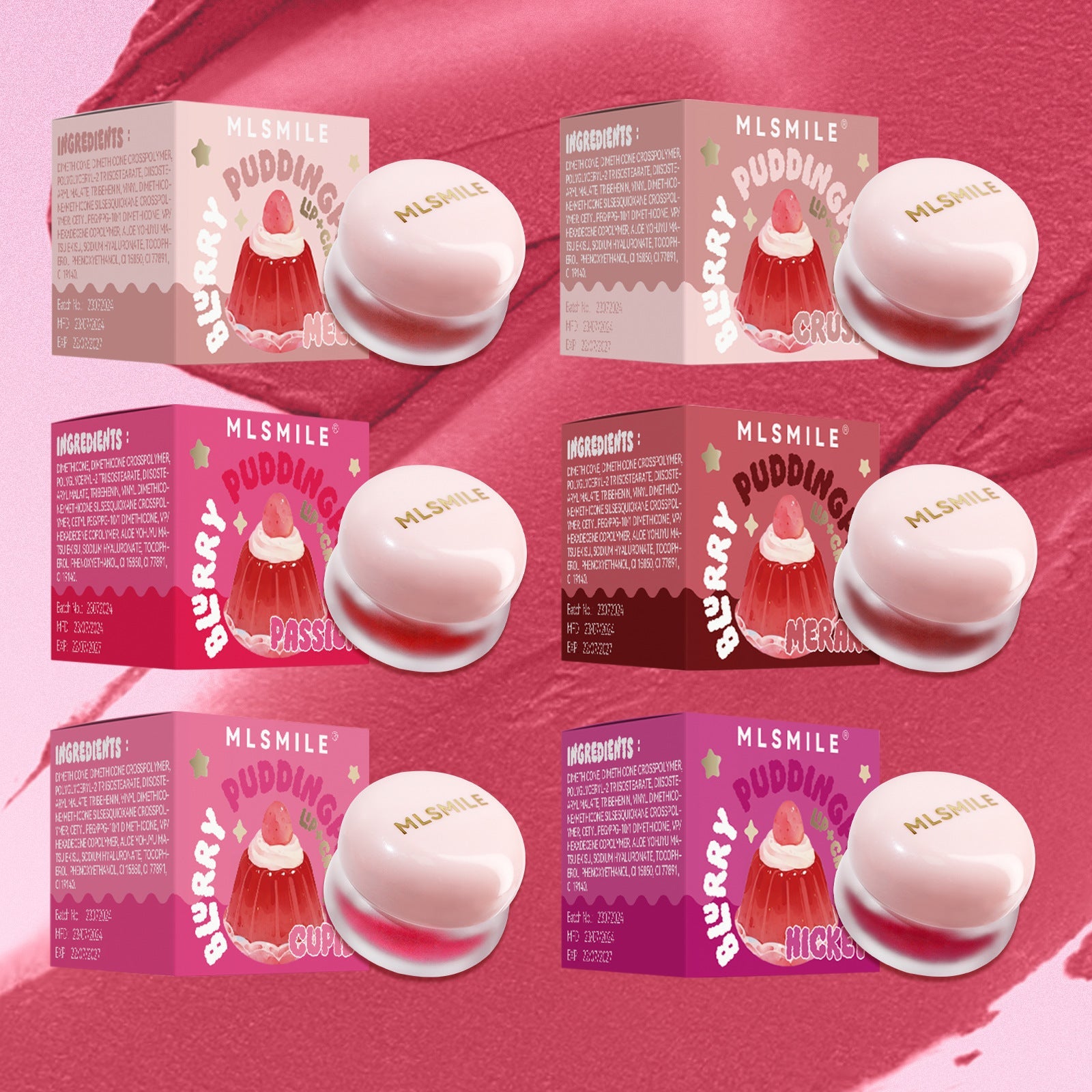 Velvet Lip Lacquer with Jelly Mud and Matte Finish 3g - Teleplus jelly lip mud matte velvet lacquer