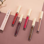 Velvet Matte Finish Lipstick with Colors Lip Gloss and Liquid Texture - Teleplus matte finish velvet colors lip gloss