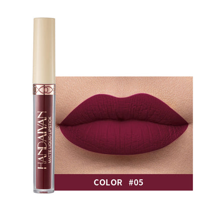 Velvet Matte Finish Lipstick with Colors Lip Gloss and Liquid Texture - Teleplus matte finish velvet colors lip gloss