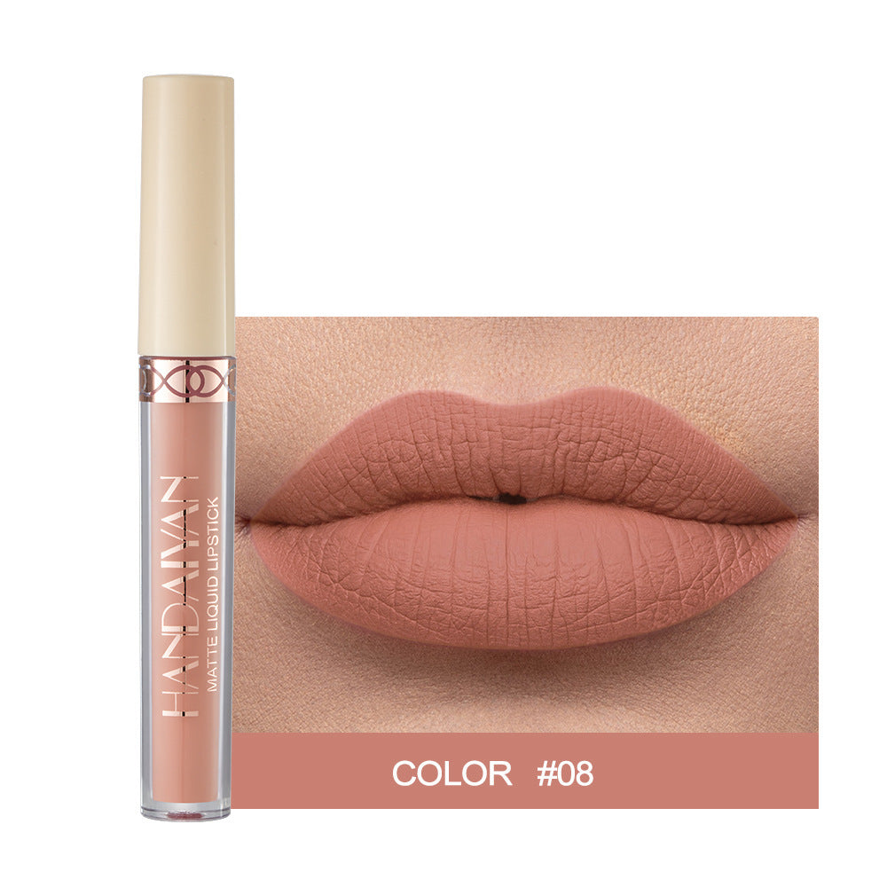 Velvet Matte Finish Lipstick with Colors Lip Gloss and Liquid Texture - Teleplus matte finish velvet colors lip gloss