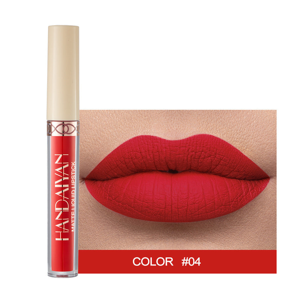 Velvet Matte Finish Lipstick with Colors Lip Gloss and Liquid Texture - Teleplus matte finish velvet colors lip gloss