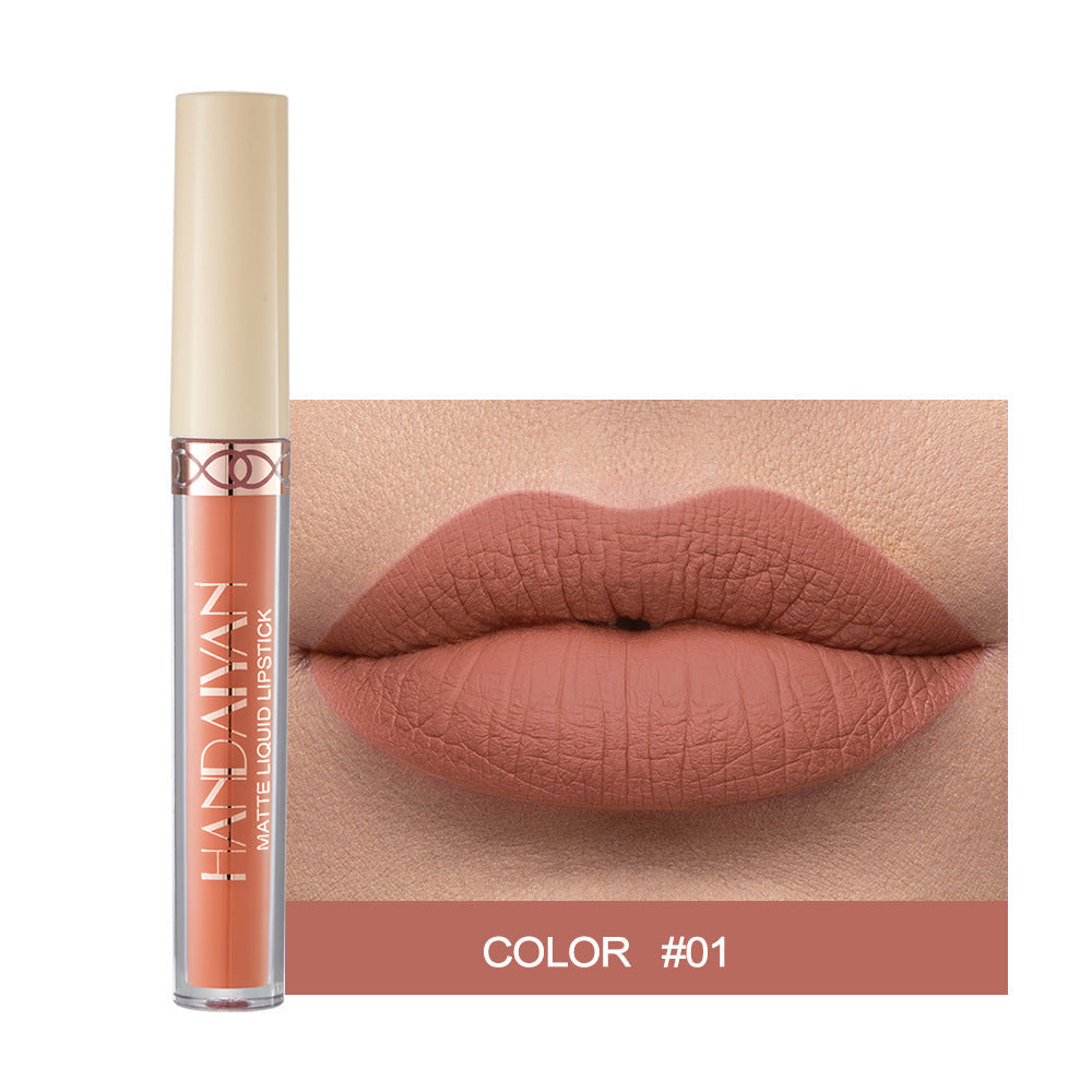 Velvet Matte Finish Lipstick with Colors Lip Gloss and Liquid Texture - Teleplus matte finish velvet colors lip gloss
