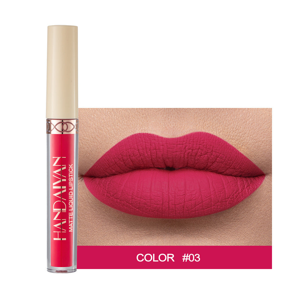 Velvet Matte Finish Lipstick with Colors Lip Gloss and Liquid Texture - Teleplus matte finish velvet colors lip gloss