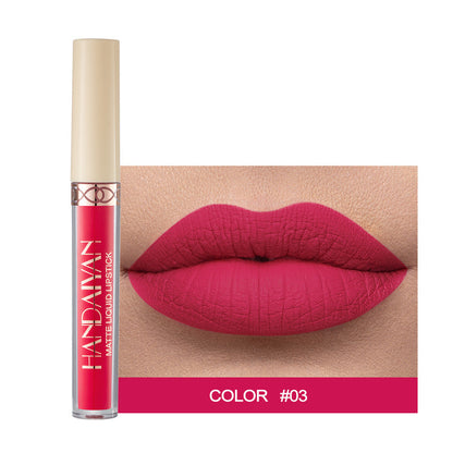 Velvet Matte Finish Lipstick with Colors Lip Gloss and Liquid Texture - Teleplus matte finish velvet colors lip gloss