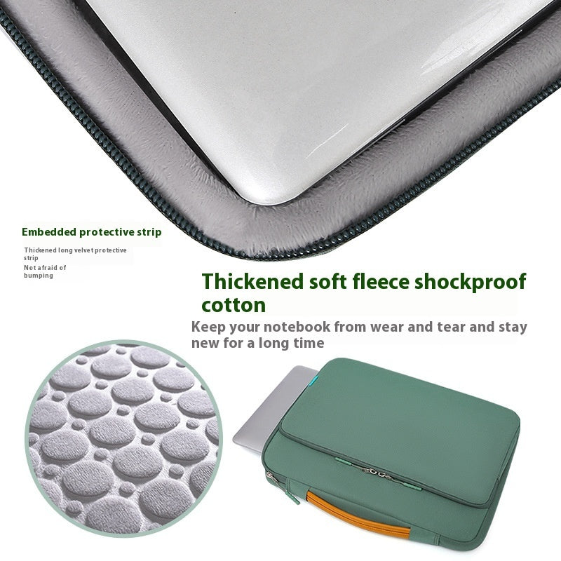 Velvet Shockproof Laptop Sleeve Waterproof Ultra-Light Lining for Men Women - Teleplus