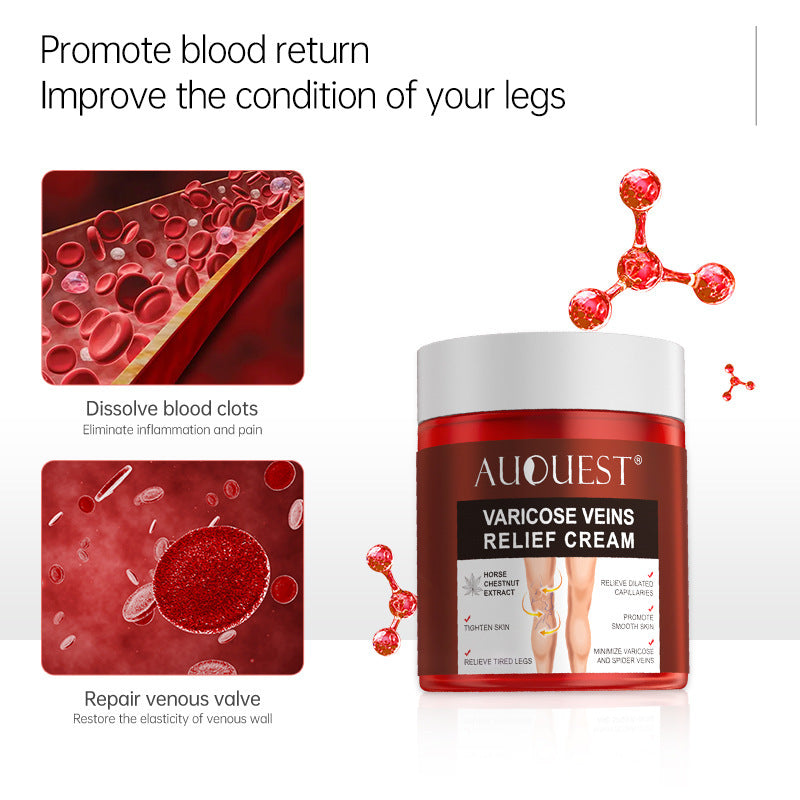 Venous Cream for Legs Blood Vessels Bulge Moisturizing 80g - Leg: Bye venous cream leg blood vessels bulge