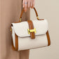 Versatile Advanced Texture Fashion Handbag with Genuine Leather and Elephant Gray Design - Teleplus versatile advanced